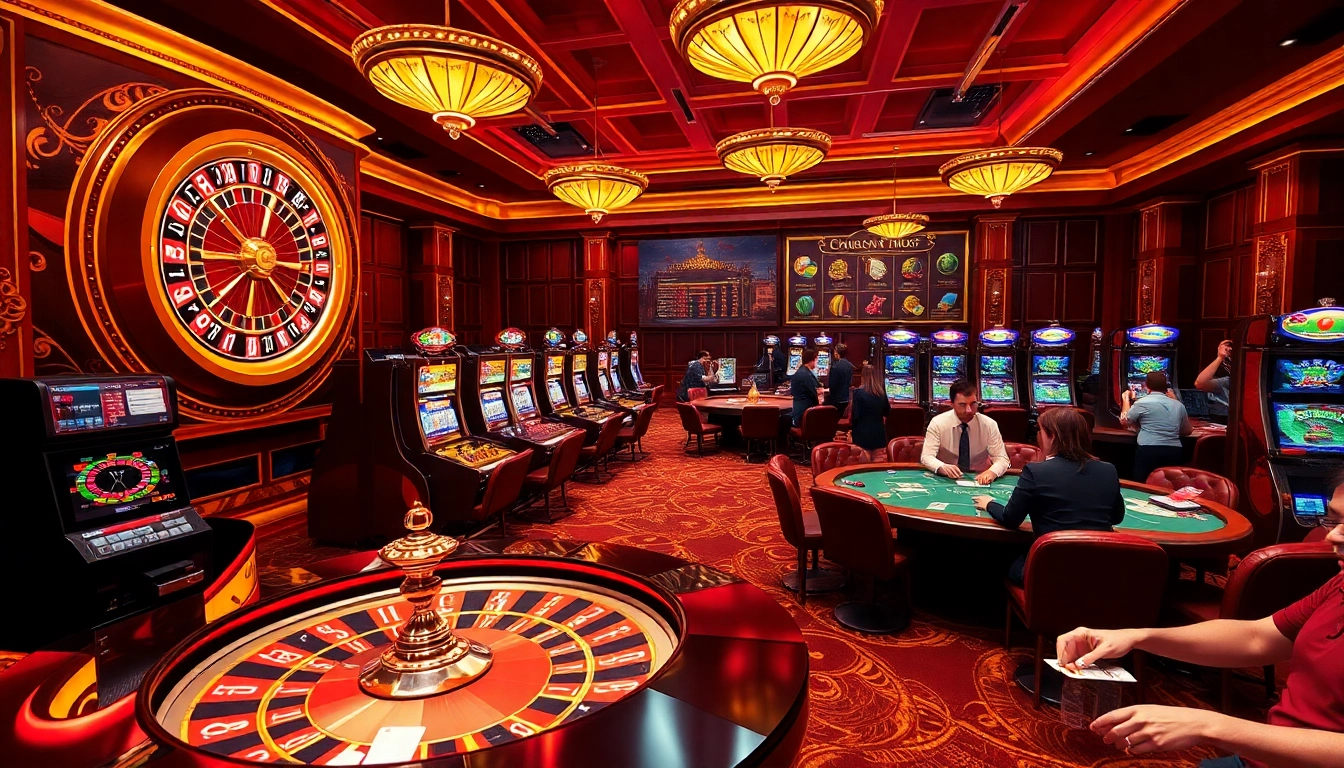 Experience the excitement of lc88 my with players engaged in thrilling casino games and betting activities.