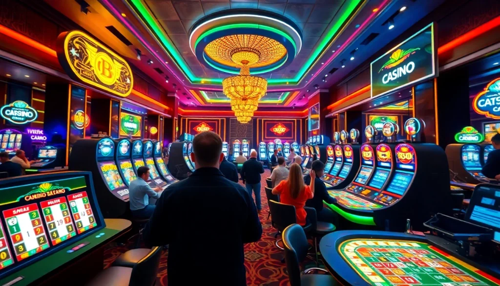 Les joueurs s'amusent dans des crypto casinos, offrant une ambiance dynamique et électrisante.