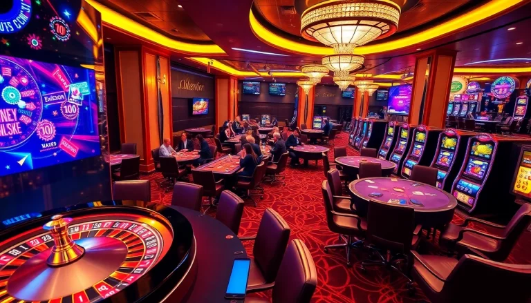 Engaging gamblers at rich vip casino tables showcasing thrilling card games and vibrant slot machines.