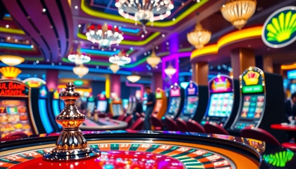 Jouer à des jeux casino en ligne passionnants avec une ambiance de casino vivant.