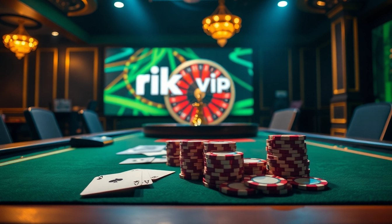 Engaging players enjoy a thrilling game of poker at rik vip's luxurious online casino.